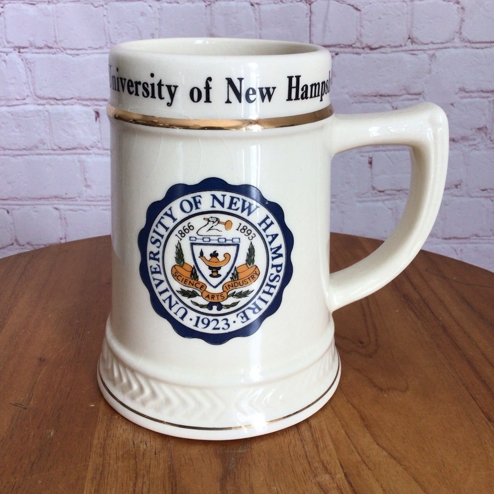 University of New Hampshire Ceramic Stein - Made in USA